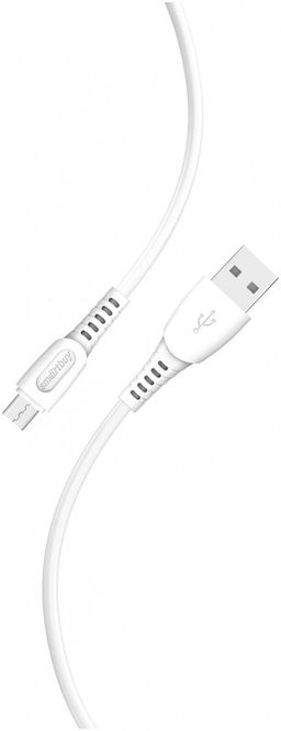 Кабель microUSB - USB, 1 м, "S40", В КОРОБКЕ (iK-12-S40w) "Smartbuy", белый, 2.4А