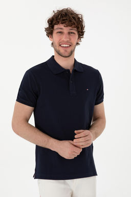 Erkek Slim Fit Polo Yaka Lacivert Basic Ti__rt Sepette S_rpriz _ndirim - U.s. polo assn фото 3