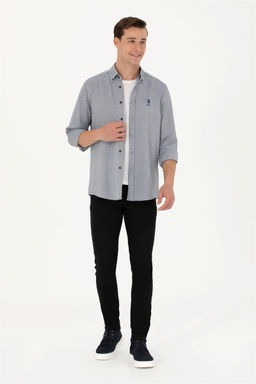 Мужская рубашка Saks с длинным рукавом - U.s. polo assn фото 4