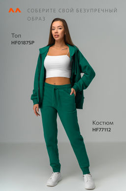 Женский спортивный костюм из футера трехнитки Happyfox
