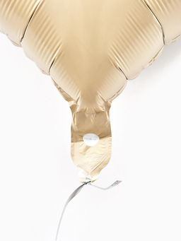 Цена за 2 шт.Воздушные шары фольгированные 17 Сердце, кремовый сатин, набор 5 шт. - Страна карнавалия фото 4