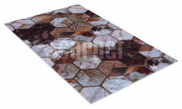 Коврик вырезной icarpet PRINT антискользящий (107) Соты Фэншуй 50х60