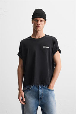 LIMITED EDITION RUBBERISED PRINT T-SHIRT - Zara фото 12