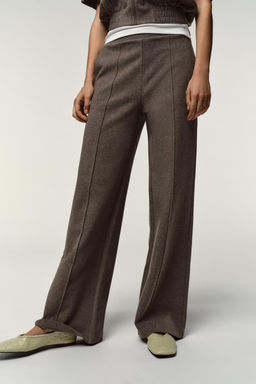 SOFT WIDE-LEG TROUSERS - Zara фото 3