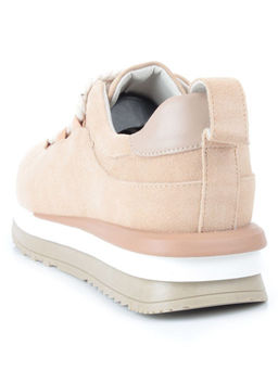 03-5950-6 BEIGE Полуботинки женские (натуральная замша)