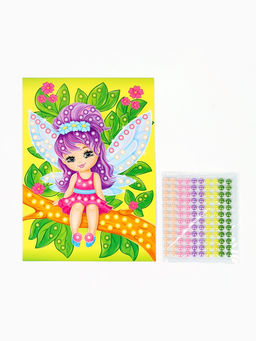 Аппликация бусинами Феечка, 180?250 мм, набор для творчества