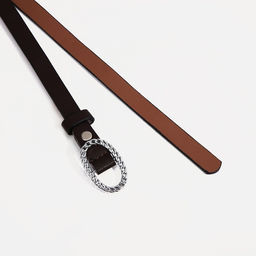 Ремень женский, ширина 1,3 см, винт, пряжка металл, цвет коричневый - Simaland фото 2