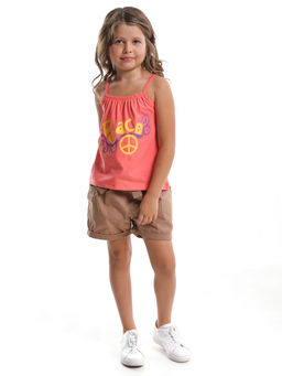 Футболка-топ UD 0061 коралловый - Mini maxi фото 4