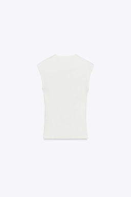 STRETCH RIB T-SHIRT - Zara фото 5