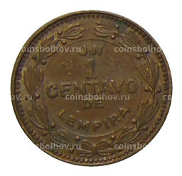 Монета 1 сентаво 1974 года Гондурас