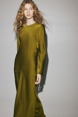 Vestido con lazada y espalda descubierta - H&m фото 9