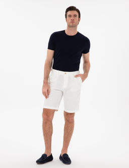 Ekru Regula Fit Swey Shorts