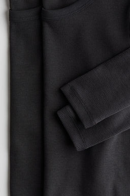 Pack de 2 camisetas de algodon acanalado - H&m фото 2