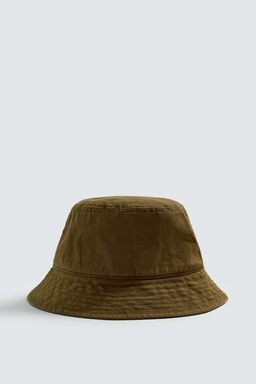 SOMBRERO BUCKET LAVADO / Khaki - Zara фото 4