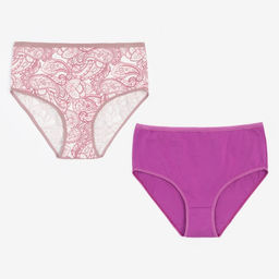 Цена за 2 шт. Набор трусов женских Collorista, 2 шт., цвет розовый, размер 52
