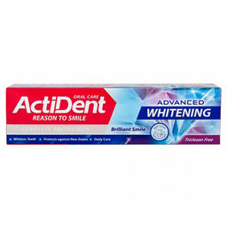 Зубная паста "Active" 130г, "Отбеливающая" Whitening, без парабенов, 5х4х18см (Иран)