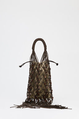 BEADED BUCKET BAG - Zara фото 2