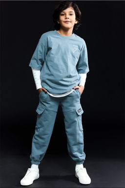 Beli Lastikli Kargo Cepli Jogger E_ofman Alt_ Erkek _ocuk