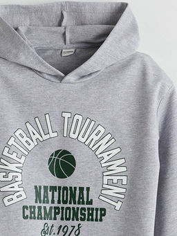 Kap??onlu Erkek ?ocuk Sweatshirt