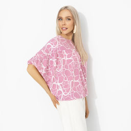 Блуза с дизайнерскими рукавами, Мой лучший выбор (фантазия) - Charutti фото 6