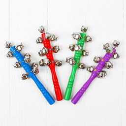 Погремушка с бубенцами Весёлое настроение, цвета МИКС