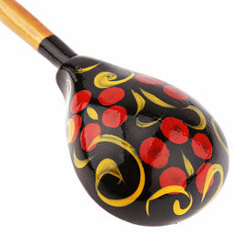 Ложка столовая деревянная 19х6х2,5см, Роспись (Россия) - Домашняя мода фото 8