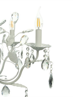 Люстра Astrid=5×40 Вт Е14 белый 60×60×60+50 см