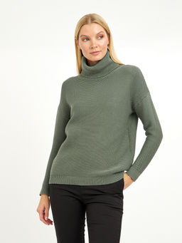 водолазка женская из хлопка со спущенной линией плеча - Glenfield фото 4