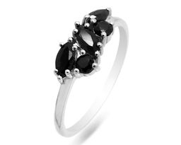 Кольцо из серебра сапфир корунд, Экзотика