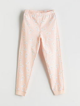 Beli Lastikli K?z ?ocuk Pijama Alt