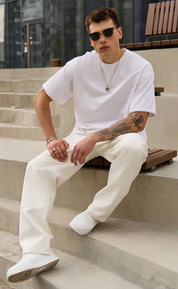 Джинсы муж. F611-0125 milk - Fine joyce фото 8