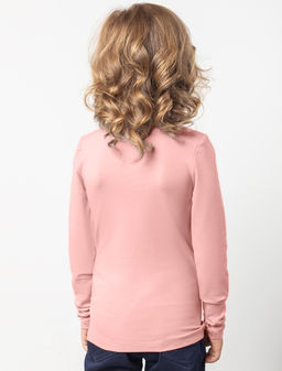 VILATTE / Джемпер из премиального хлопка с эластаном для девочки  фото 4