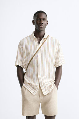 STRIPED TEXTURED SHIRT - Zara фото 2
