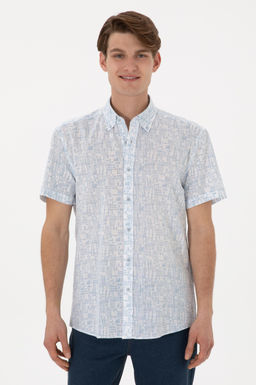 Erkek A__k Mavi K_sa Kollu G_mlek Sepette S_rpriz _ndirim