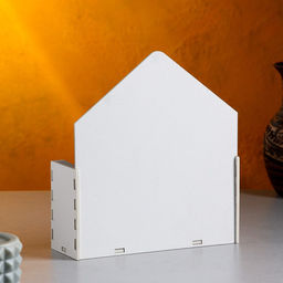 Кашпо деревянное 18620 см Конверт Радель Полнота, белый Дарим Красиво фото 2