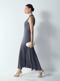 EMKA // Платье макси из ацетата и вискозы