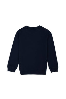 Базовый свитшот темно-синего цвета для мальчика - U.s. polo assn фото 2