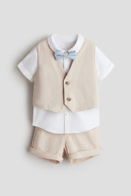 Conjunto de vestir de 4 piezas en mezcla de lino - H&m фото 5