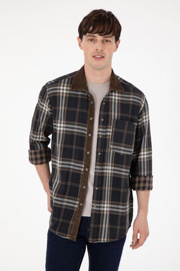 Мужская джинсовая рубашка светло-хаки Неожиданная скидка в корзине - U.s. polo assn фото 3