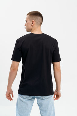 Мужская базовая футболка из 100% хлопка - Solo mio фото 6