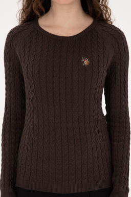 Kad_n Koyu Kahverengi Basic Kazak - U.s. polo assn фото 6