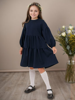 Платье КРИСТИ школа,цвет т.Синий,состав 78%х/б,16%пэ,6% лайкра - 5+ фото 2