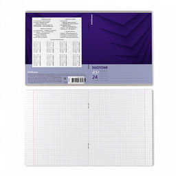 Цена за 10 шт. Тетрадь школьная ученическая ErichKrause Duotone Next ассорти, 24 листа, клетка (в плёнке по 10 штук)_MIX-PACK фото 8