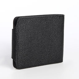 Портмоне мужское на кнопке, чёрное