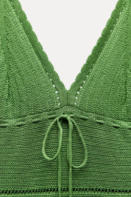 POINTELLE KNIT TOP - Zara фото 21