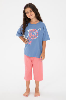 K_z _ocuk Mavi Pijama Tak_m_ Sepette S_rpriz _ndirim - U.s. polo assn фото 6