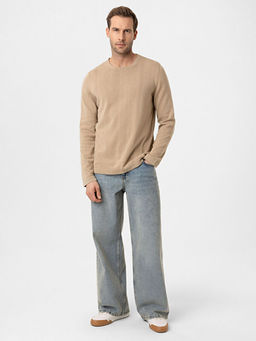 Bisiklet Yaka Erkek Triko Kazak