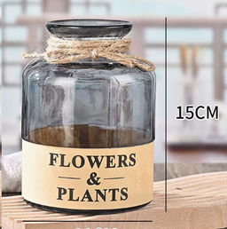 Ваза для цветов 15 см / WRD-196 /уп 30/ без и/уп