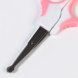 Ножницы детские безопасные, маникюрные, с чехлом, от 0 мес., цвета МИКС - Крошка я фото 4