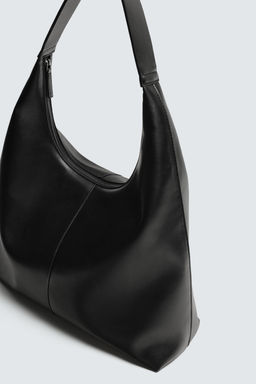 BOLSO SHOPPER LISO / Negro - Zara фото 5
